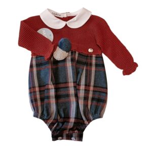 Pelele con cuerpo de punto caldero