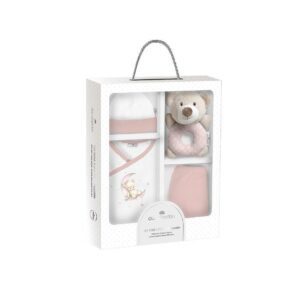 Set de regalo recién nacido rosa. Marca Don Algodón