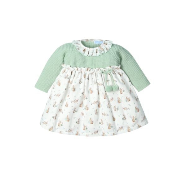 Vestido punto y tejido CONEJITOS AMBROSÍA Mac Ilusión