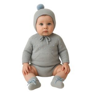 Conjunto 4 piezas pompom y bodoques DOTS NUT Mac Ilusión