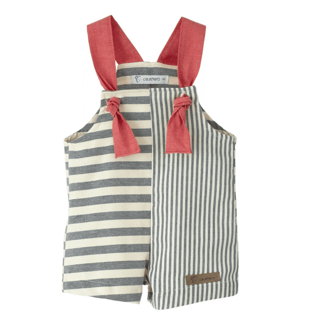 Peto de bebe con rayas. Marca Calamaro.