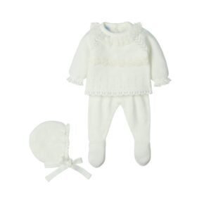 Conjunto 3 piezas con puntilla SPECIAL MUSELINA Mac Ilusión