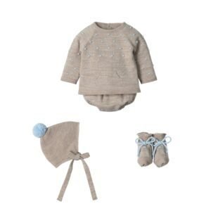 Conjunto 4 piezas pompom y bodoques DOTS NUT Mac Ilusión