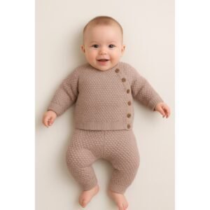 Conjunto tricotosa color lila marca Majetes